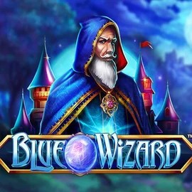 Blue Wizard logo – Slots by Quickspin at Yoyo Casino