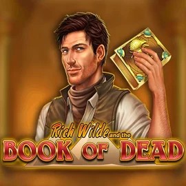 Book of Dead slot logo by Play'n GO at Yoyo Casino