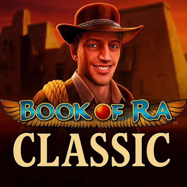 Slots logo of Book of Ra Classic from Novomatic at Yoyo Casino