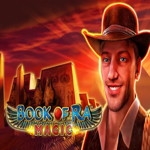 Book of Ra Magic by Greentube, showcased at yoyospin.eu – game logo
