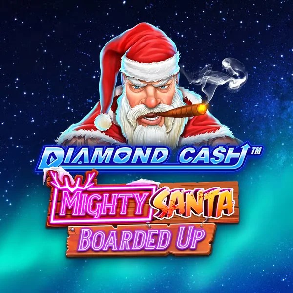 Try Diamond Cash Mighty Santa Boarded Up slot by Greentube on yoyospin.eu – logo image