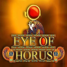 Eye of Horus online game logo by RTG (Reel Time Gaming) on yoyospin.eu