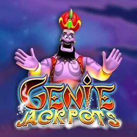 Genie Jackpots slot visual from Blueprint Gaming available on yoyospin.eu