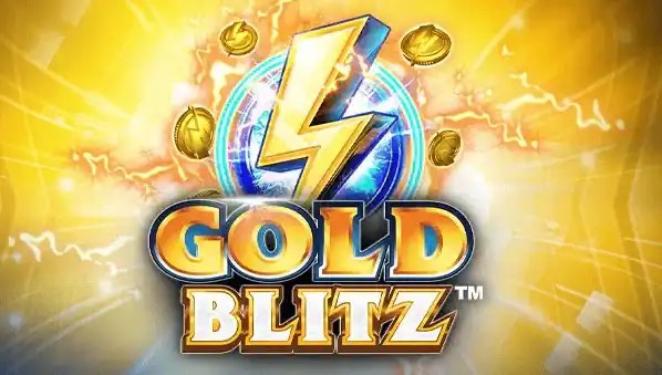 Gold Blitz slot logo by Fortune Factory Studios at Yoyo Casino