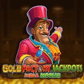 Gold Factory Jackpots Mega Moolah logo – Jackpots by Aurum Signature Studios at Yoyo Casino