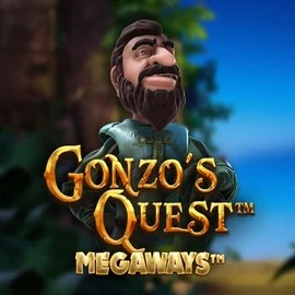 Gonzo's Quest Megaways online game logo by Red Tiger Gaming on yoyospin.eu