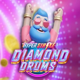 Hyper Strike Diamond Drums slot visual from Gameburger Studios available on yoyospin.eu