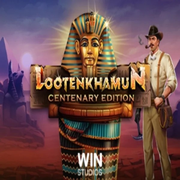 Loot'en Khamun the Dead Sea Scrolls online game logo by Win Studios on yoyospin.eu