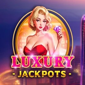 Luxury Jackpots slot logo by Triple Cherry at Yoyo Casino