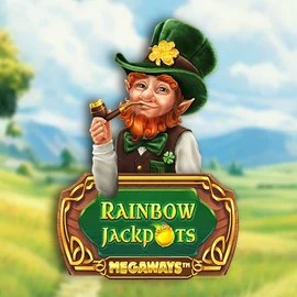 Rainbow Jackpots Megaways logo by Red Tiger Gaming at Yoyo Casino