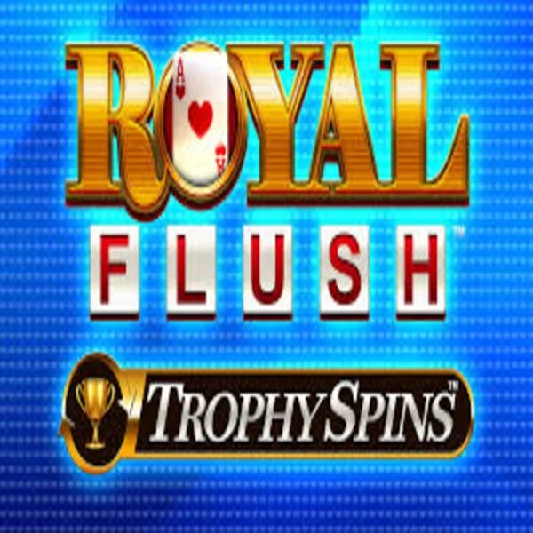 Royal Flush Trophy Spins logo by Greentube at Yoyo Casino