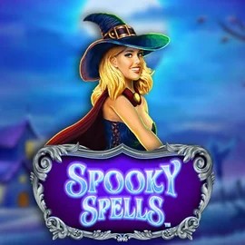 Spooky Spells slot logo by Novomatic at Yoyo Casino