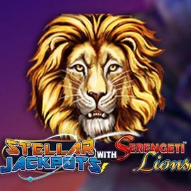 Play the Stellar Jackpots with Serengeti Lions slot by Lightning Box Game on Yoyo Casino